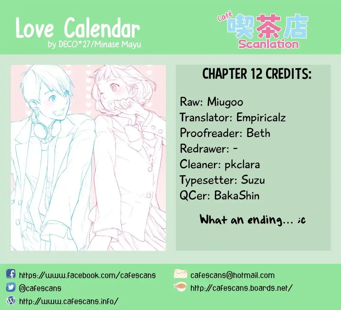 Love Calendar Chapter 12 1